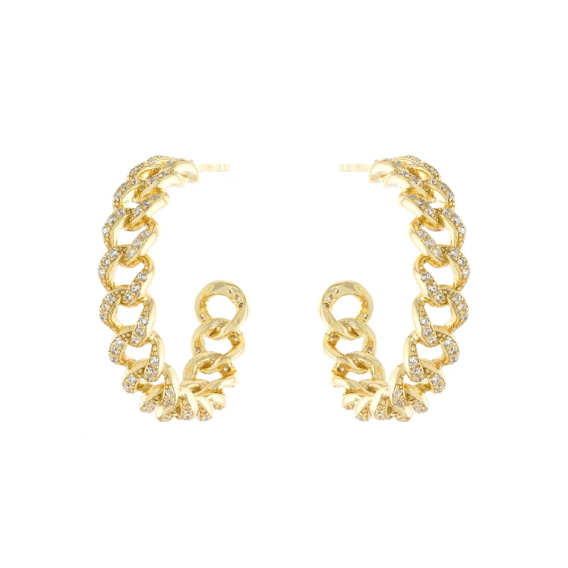 Silver and Gold Earrings-Viva Cuba Hoops