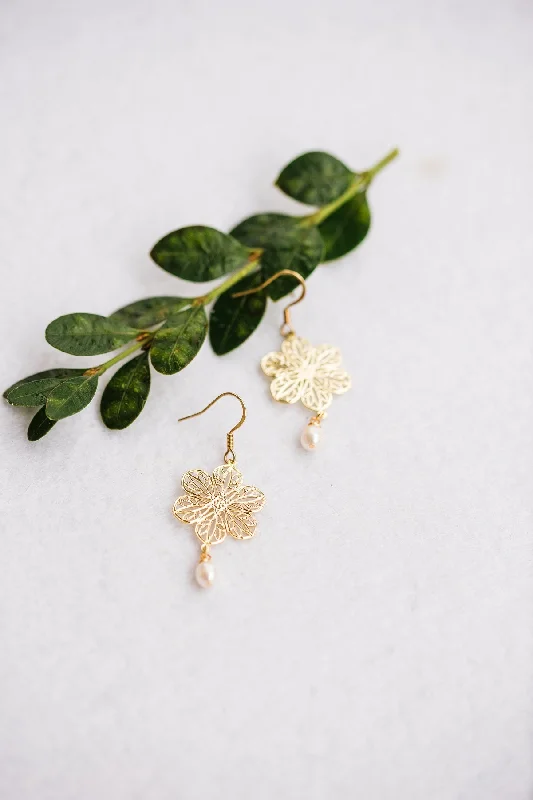 Gemstone Cluster Earrings-La Fleur Earrings