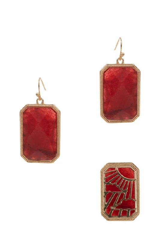 Luxury Gemstone Earrings-Nichi Earrings