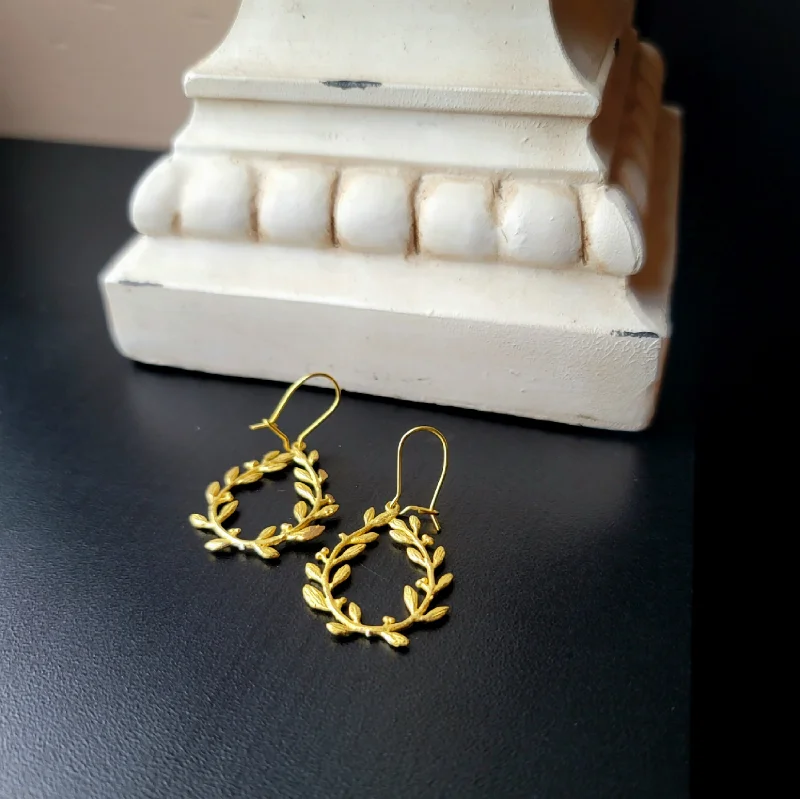 Butterfly Gold Earrings-Laurel Earrings