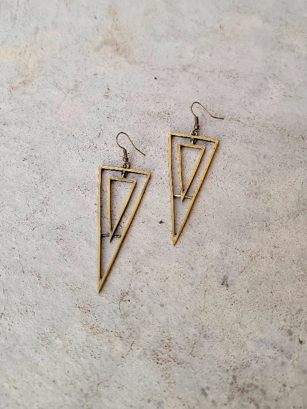 Simple Stud Earrings-Point the Way Earrings