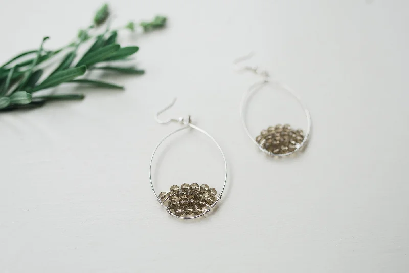 Luxury Stud Earrings-Dew Drop Earrings