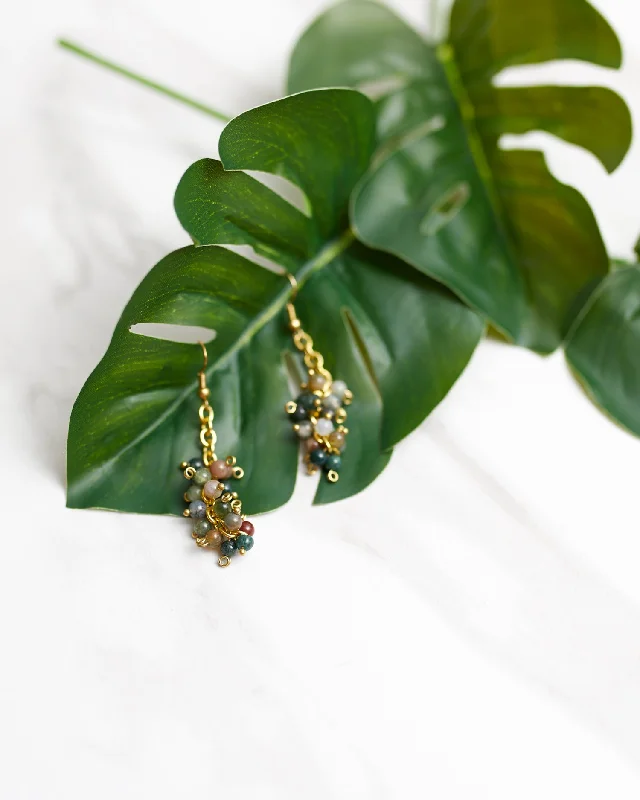 Designer Silver Earrings-Cascading Forest Earrings