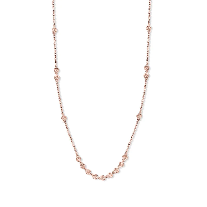 Luxury Sapphire Necklace-The Josie - Rose Gold