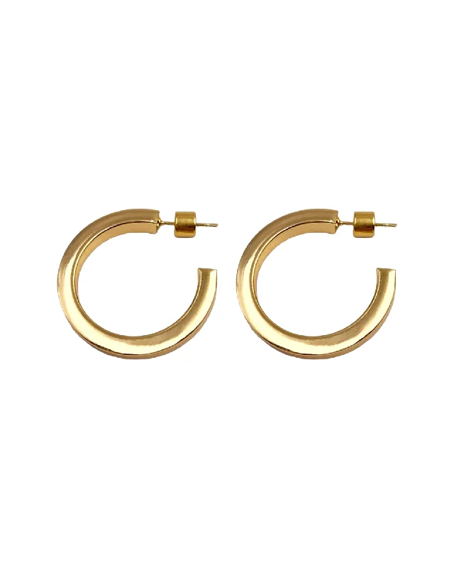 Fashionable Hoop Earrings-Alexis Hoops