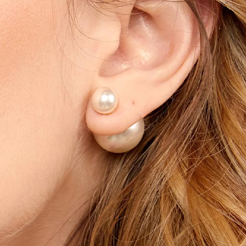 Glamorous Drop Earrings-It Takes Two Pearl Earrings