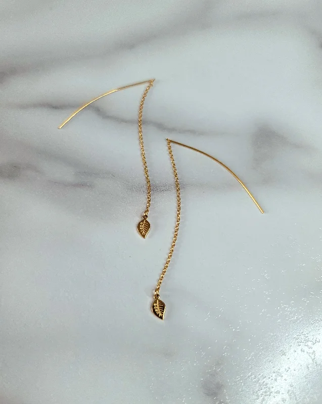 Luxury Hoop Earrings-Floating Birch Earrings