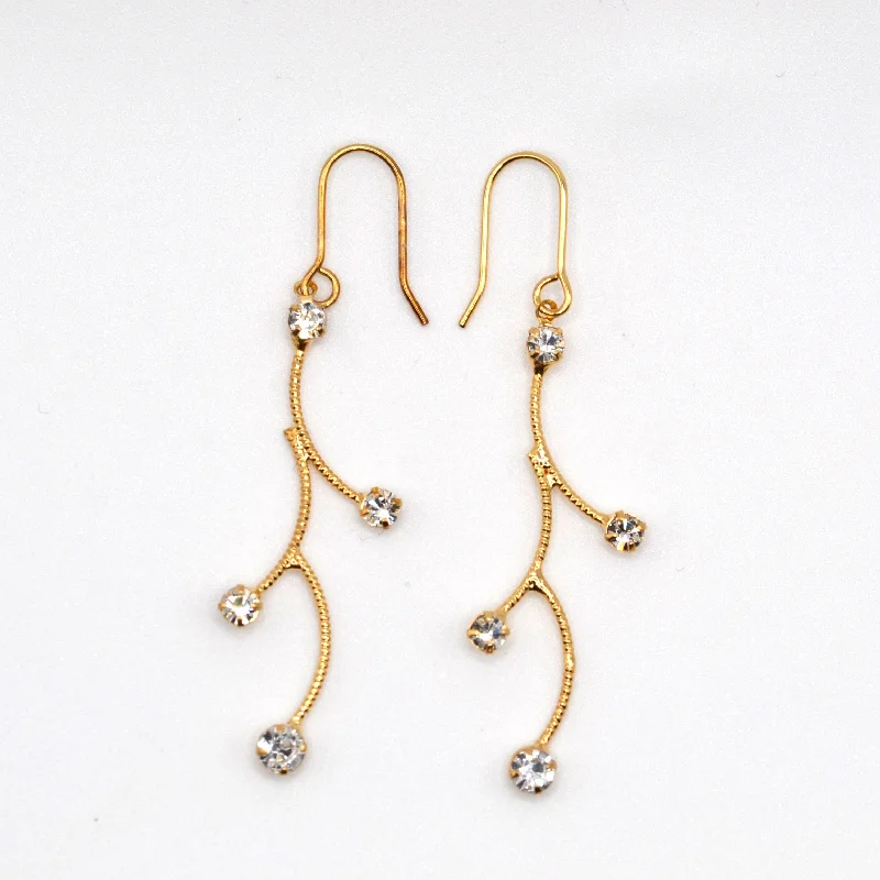 Bridal Pearl Earrings-Liana Earrings