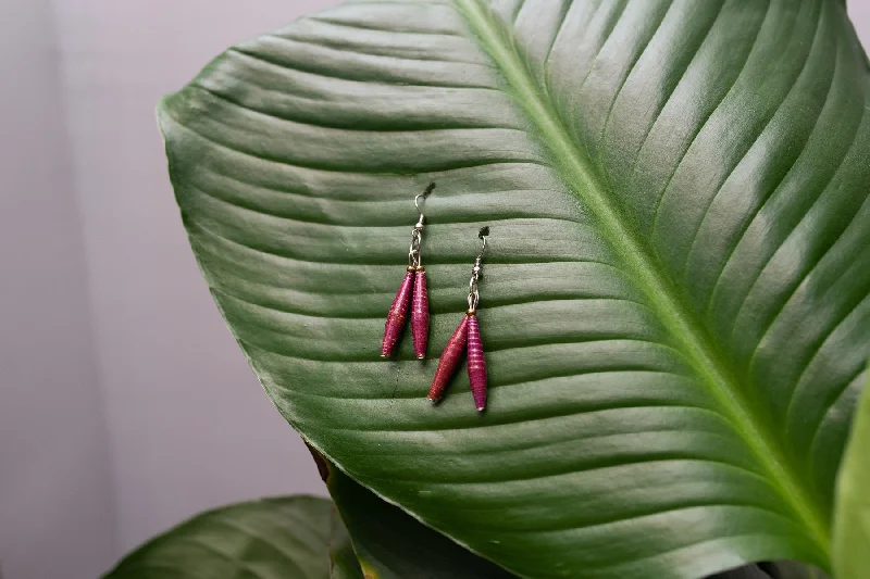 Black and Gold Earrings-Uganda Earrings