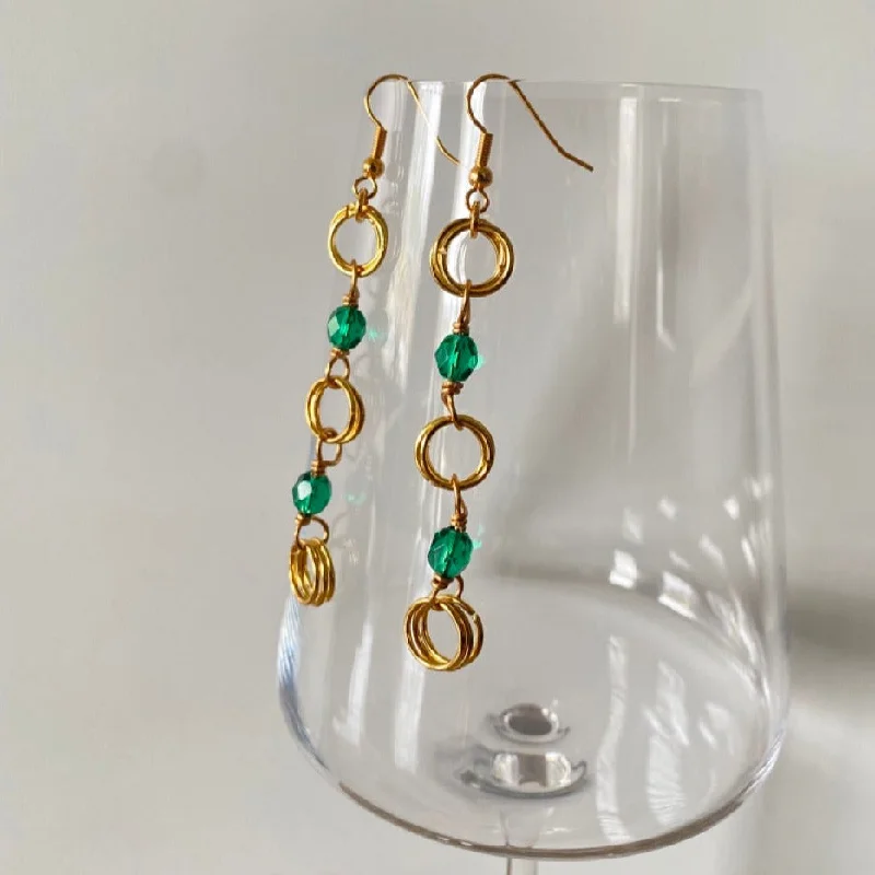 Chic Ear Cuffs-The Kiere Earrings in Teal