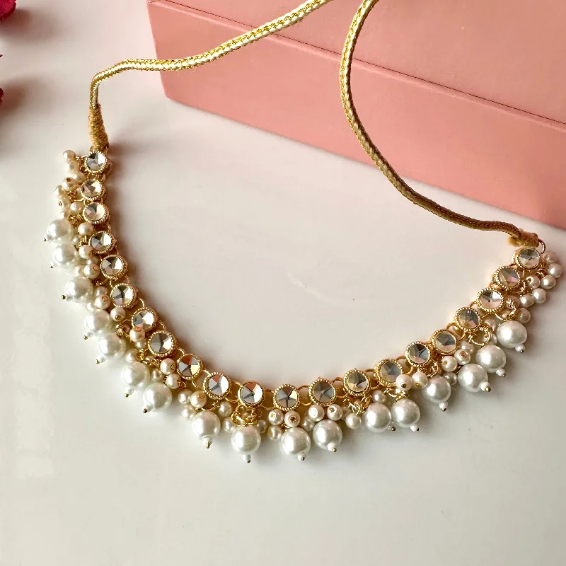 Luxury Pearl Necklace-Jeena Necklace (Pearl)