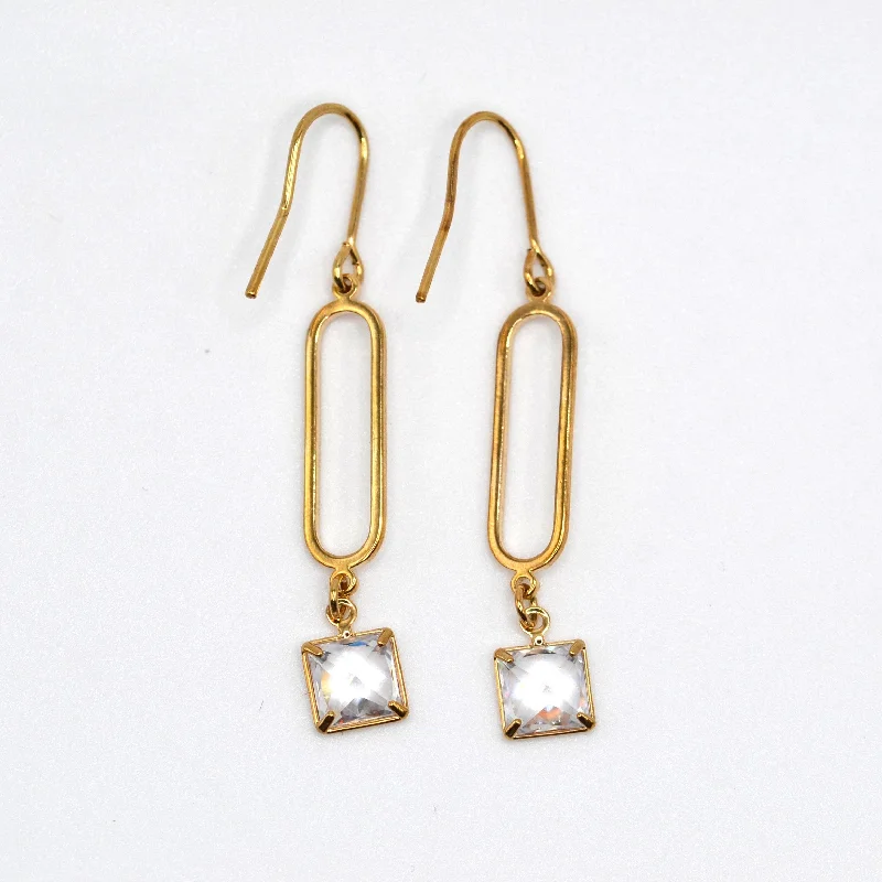 Casual Silver Earrings-Enhanced Princess Earrings