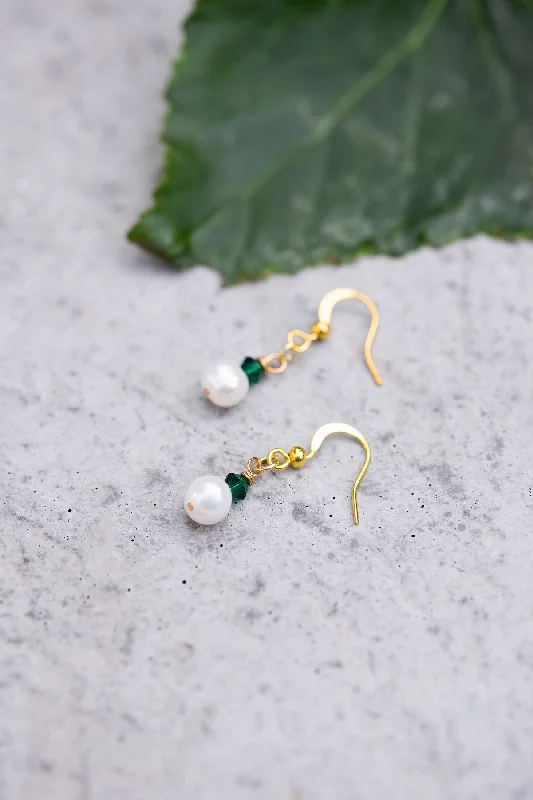 Bridal Wedding Earrings-May Birthstone  Earrings