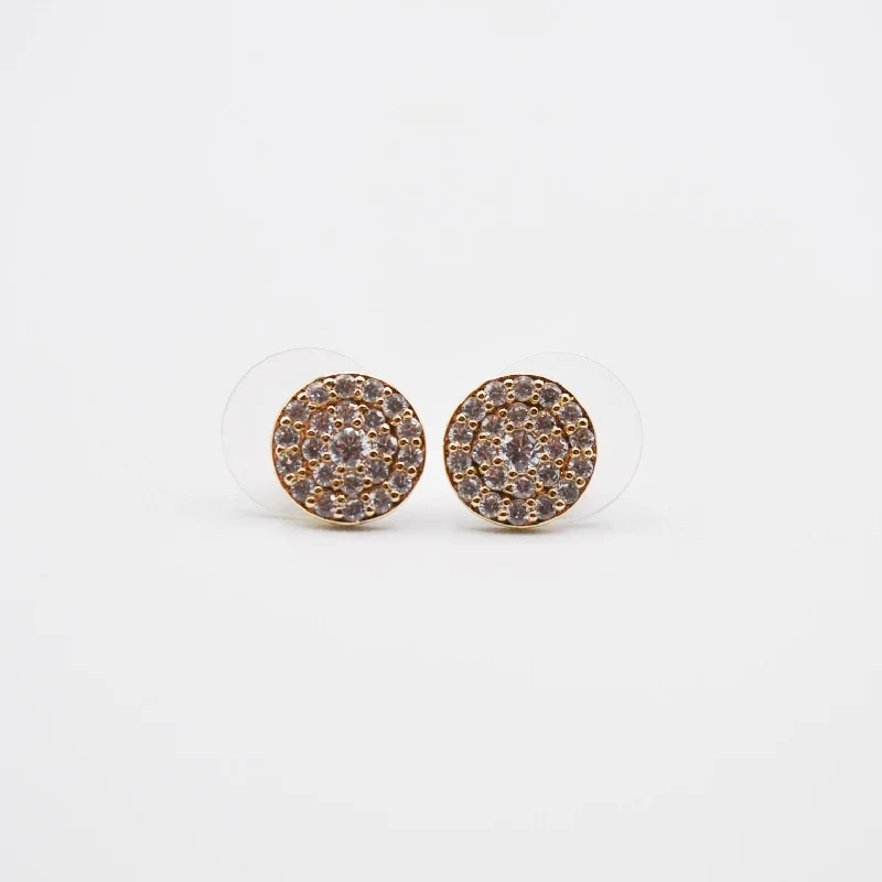 Lightweight Dangle Earrings-Sparkle Round Earrings