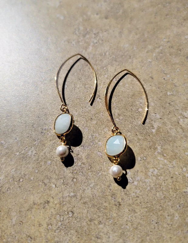 Drop Crystal Earrings-Newly Minted Earrings